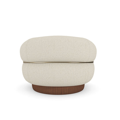 Caracole Upholstery Smoosh Swivel Chair
