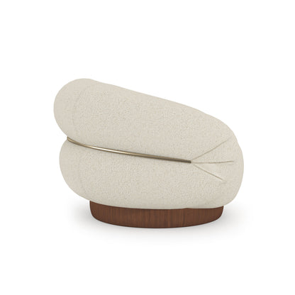 Caracole Upholstery Smoosh Swivel Chair