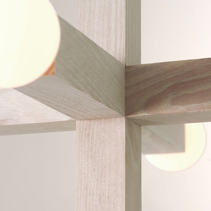 Unison Wood Cross Globe Chandelier