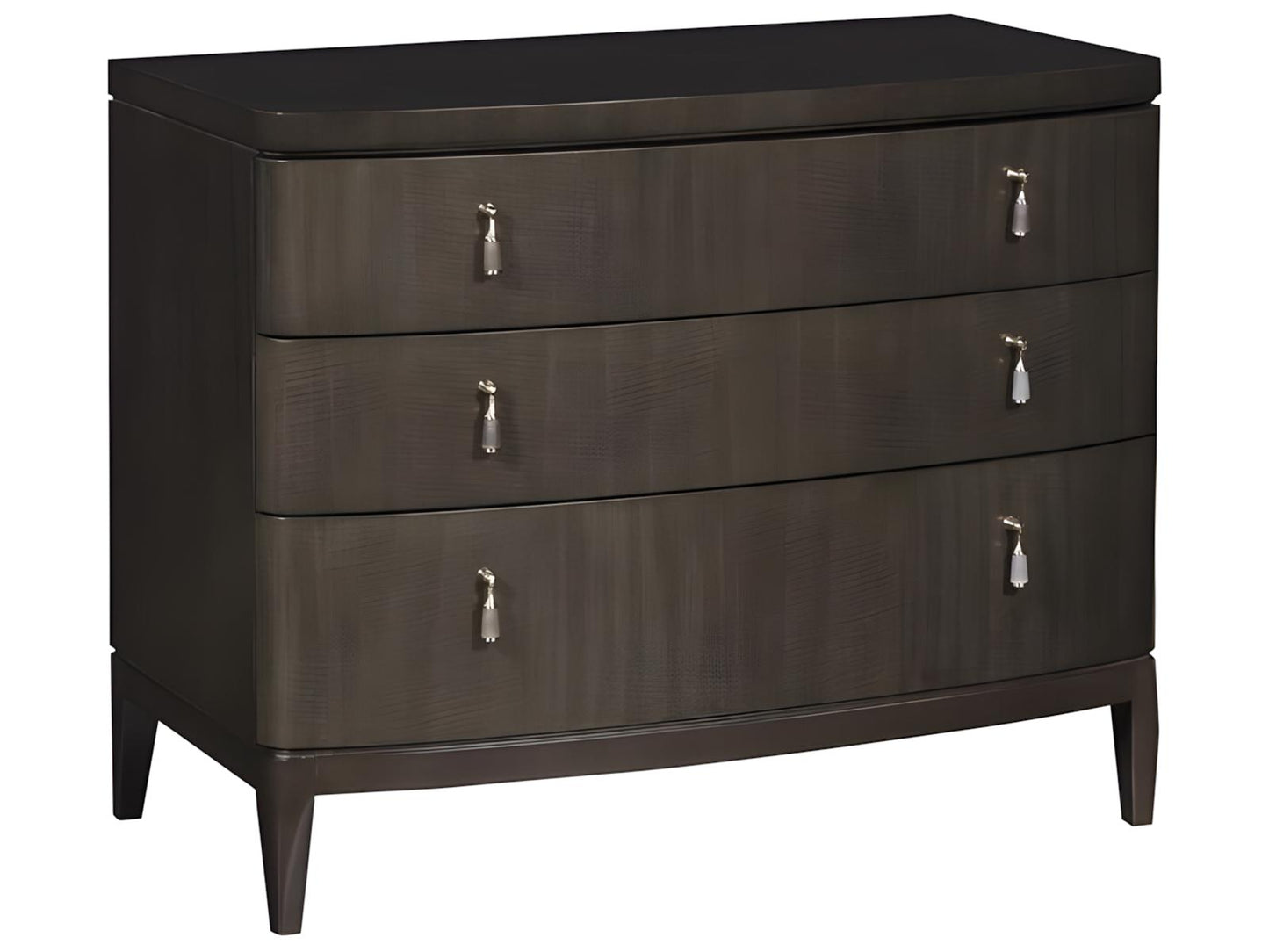 Medley Nightstand Three Drawer Peppercorn Finish