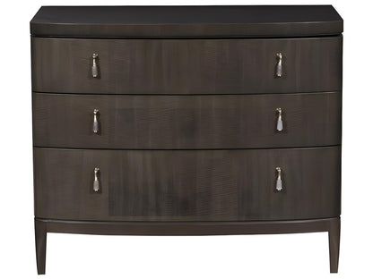 Medley Nightstand Three Drawer Peppercorn Finish