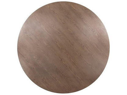 Form 68-Inch Round Dining Table in Saddle Finish