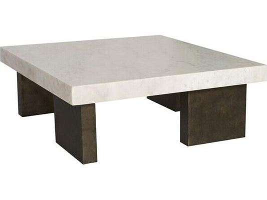 Santa Cruz Rectangular Marble Coffee Table
