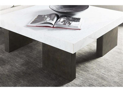 Santa Cruz Rectangular Marble Coffee Table