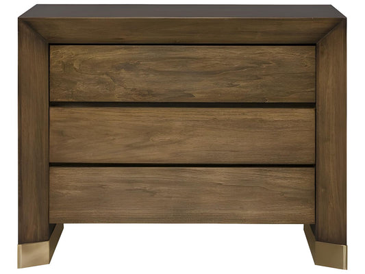 Dunecrest Three-Drawer Nightstand in Cavallo Finish