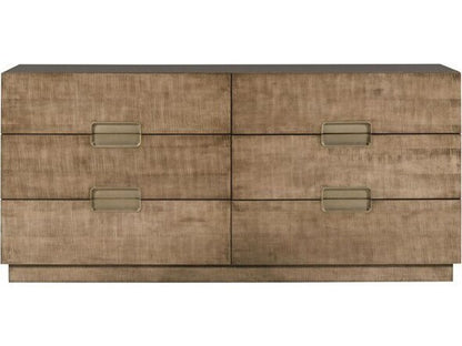 Splendor 6-Drawer Double Dresser in Mocha