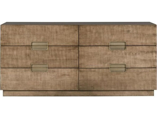Splendor 6-Drawer Double Dresser in Mocha