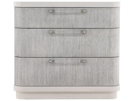 Cove 3-Drawer Nightstand in Moonstruck and White Frost