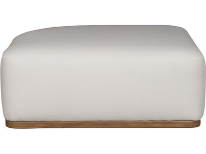 Ease White Upholstered Sectional Sofa