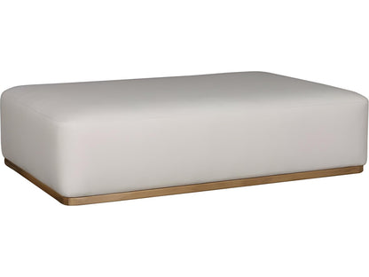 Ease White Upholstered Sectional Sofa