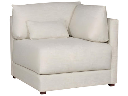 Ease Beige Upholstered Sectional Sofa