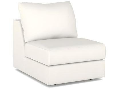 Ease White Upholstered Sectional Sofa