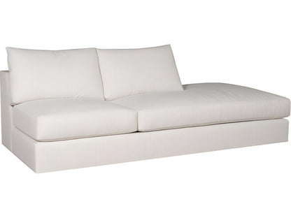 Ease White Upholstered Sectional Sofa