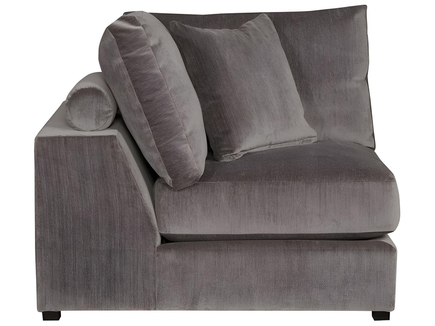 Ease Gray Upholstered Sectional Sofa