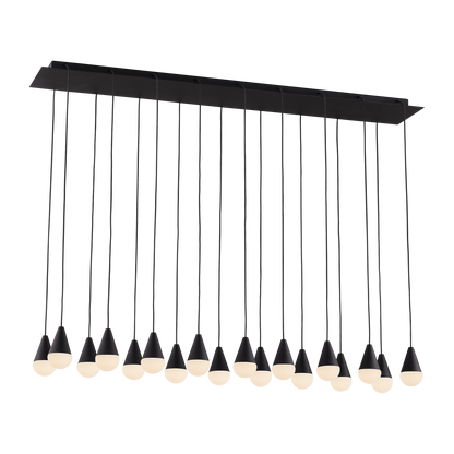 Cupola Alabaster 18-Light Chandelier