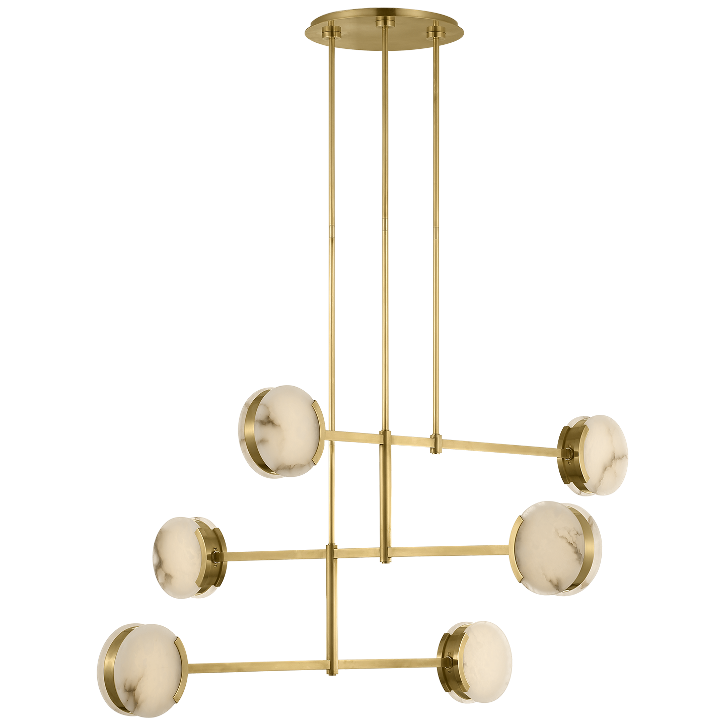 Melange 54" Multi-Positional Chandelier