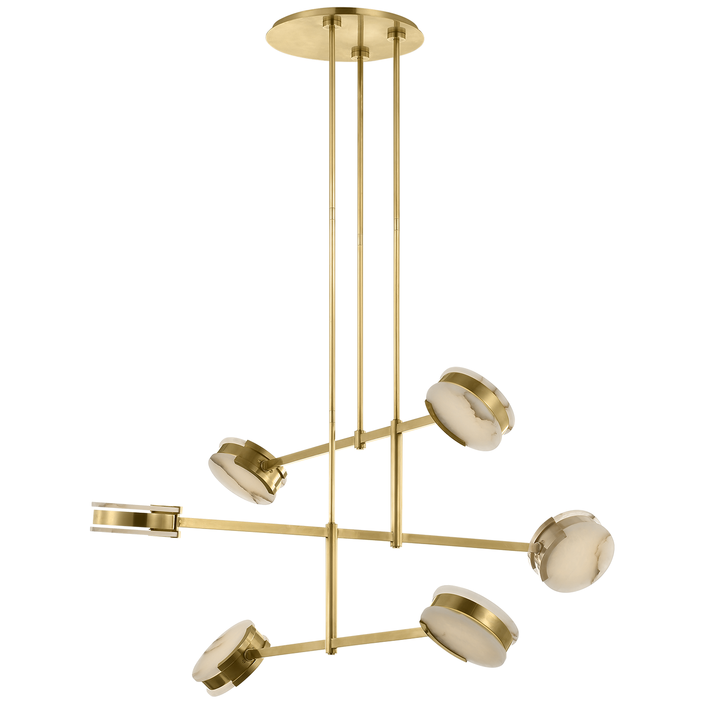 Melange 54" Multi-Positional Chandelier