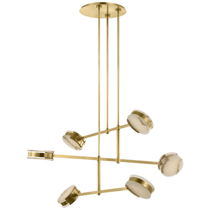 Melange 54" Multi-Positional Chandelier
