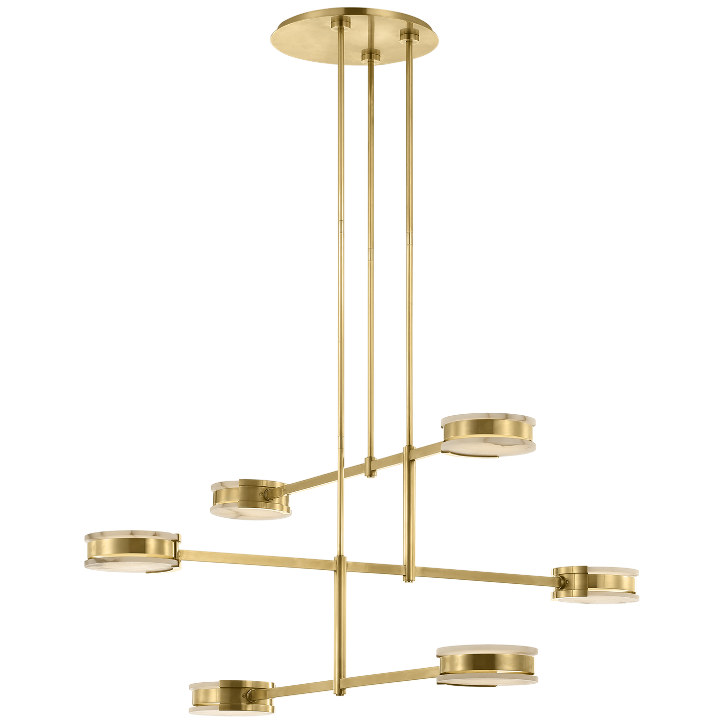 Melange 54" Multi-Positional Chandelier