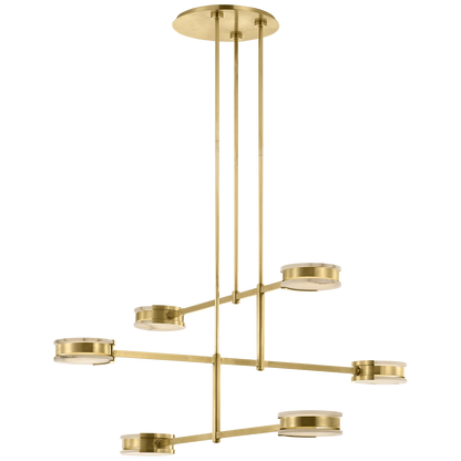 Melange 54" Multi-Positional Chandelier
