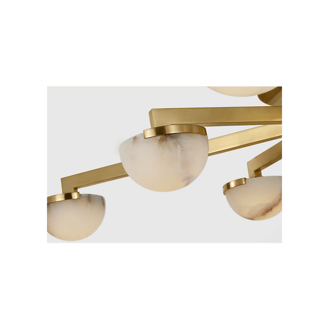 Pedra Large Staggered Arm Flush Mount