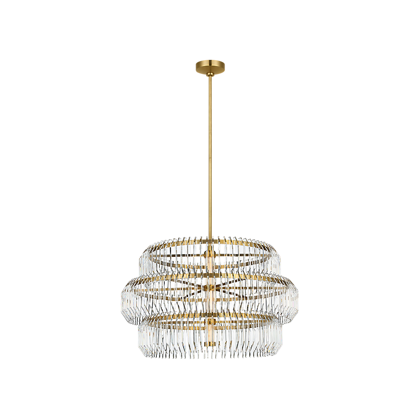 Killarney 32" Layered Drum Chandelier
