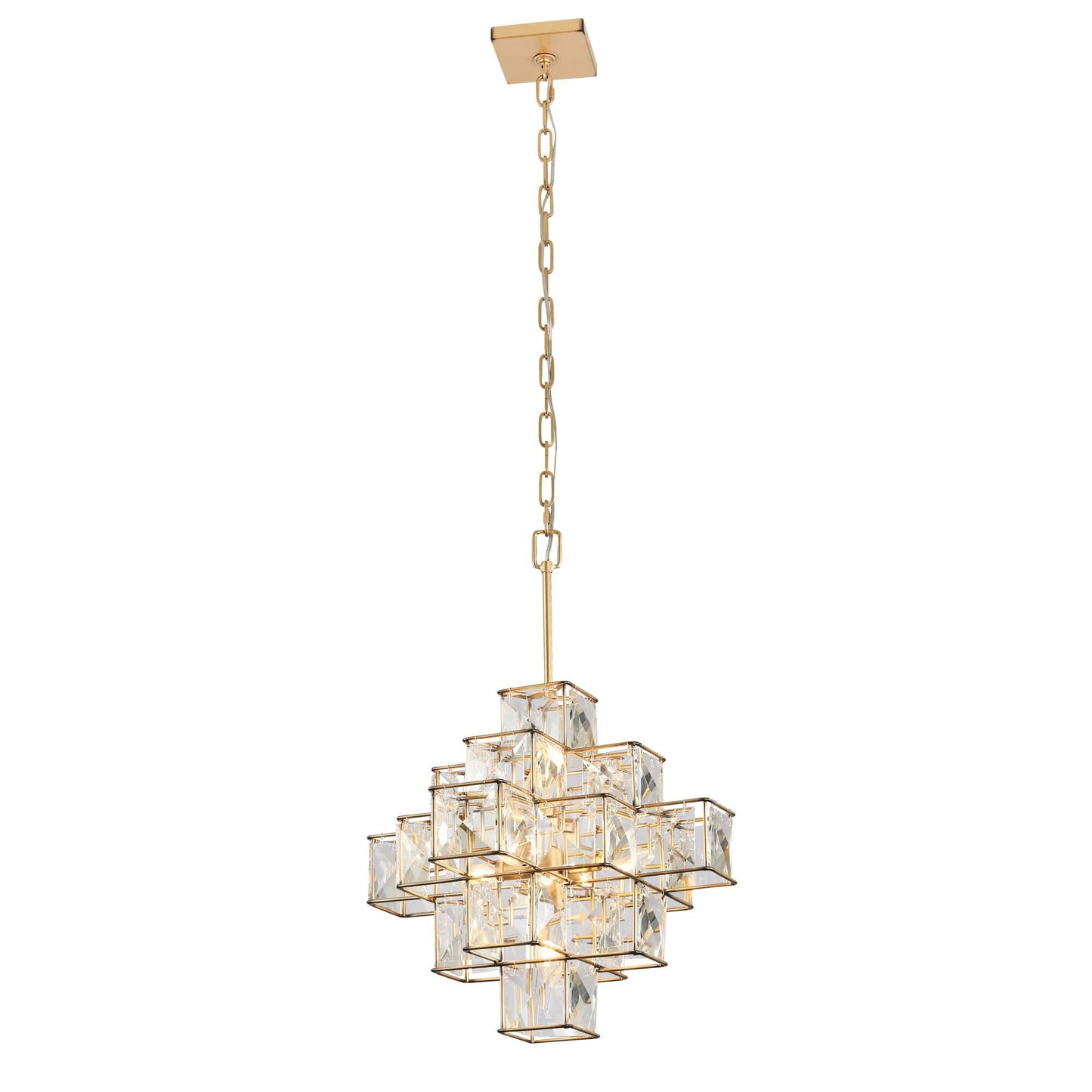 Varaluz Cubic 6 Light Chandelier Cp380487