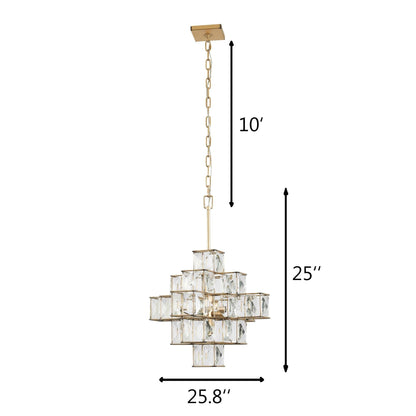 Varaluz Cubic 6 Light Chandelier Cp380487