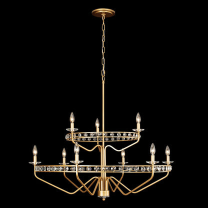 Varaluz Monroe 40 Inch 9 Light Chandelier Cp749240