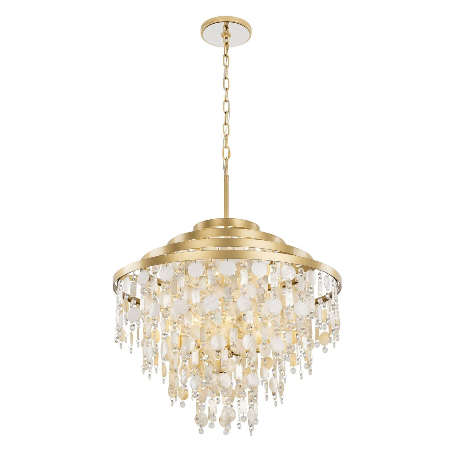 Varaluz Kalani 28 Inch 10 Light Chandelier Cp782854