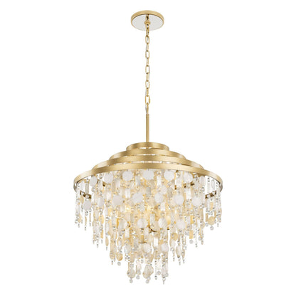 Varaluz Kalani 28 Inch 10 Light Chandelier Cp782854
