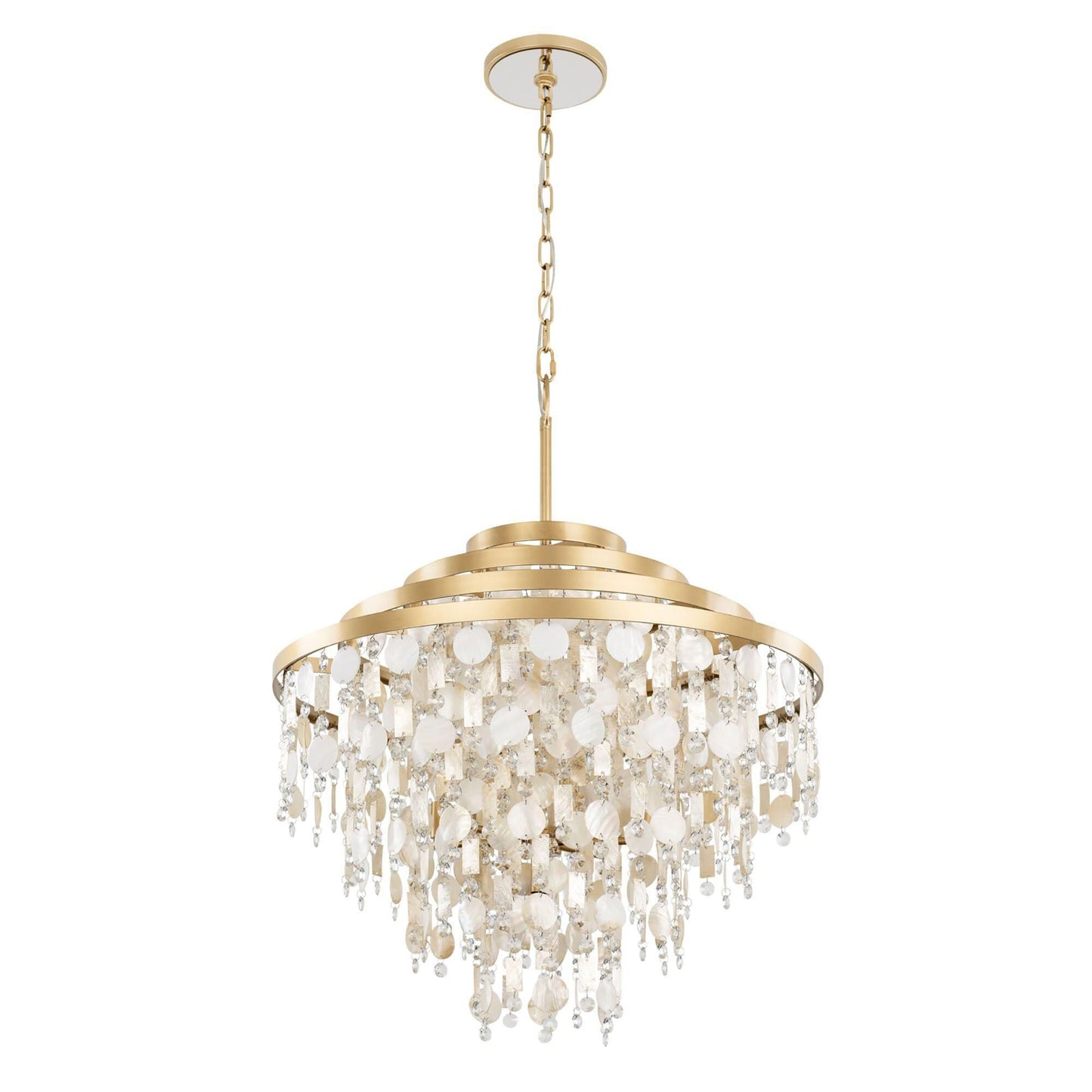 Varaluz Kalani 28 Inch 10 Light Chandelier Cp782854
