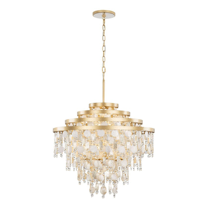 Varaluz Kalani 28 Inch 10 Light Chandelier Cp782854