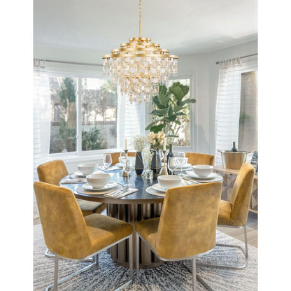 Varaluz Kalani 28 Inch 10 Light Chandelier Cp782854