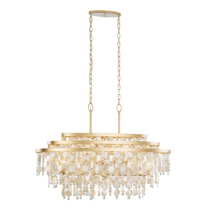 Varaluz Kalani 42 Inch 9 Light Linear Suspension Light Cp782896