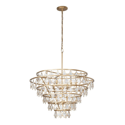 Varaluz Fleur 36 Inch 10 Light Chandelier Cp791455