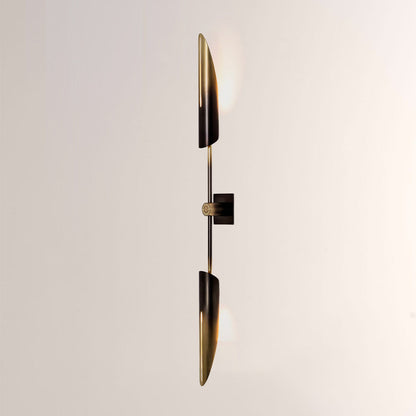 Voyant Dual-Sculpt Brass Wall Sconce