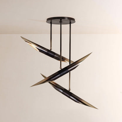 Voyant Sculptural Spire Chandelier