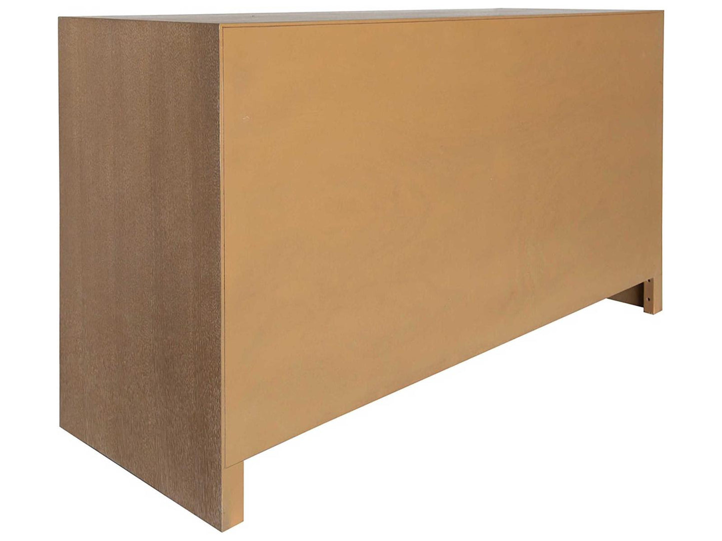 Carla 6-Drawer Dresser with Cerused Oak and Cane