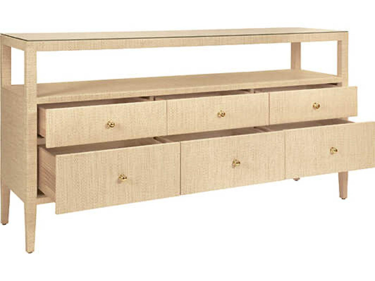 Jordan Rectangular Wood Brown Console Table