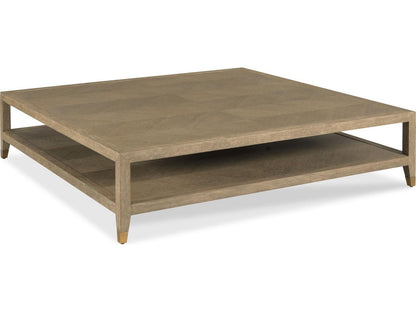Maxwell Square Coffee Table Oak and Vintage Finish