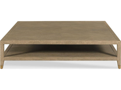 Maxwell Square Coffee Table Oak and Vintage Finish