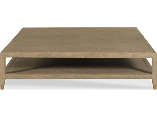 Maxwell Square Coffee Table Oak and Vintage Finish
