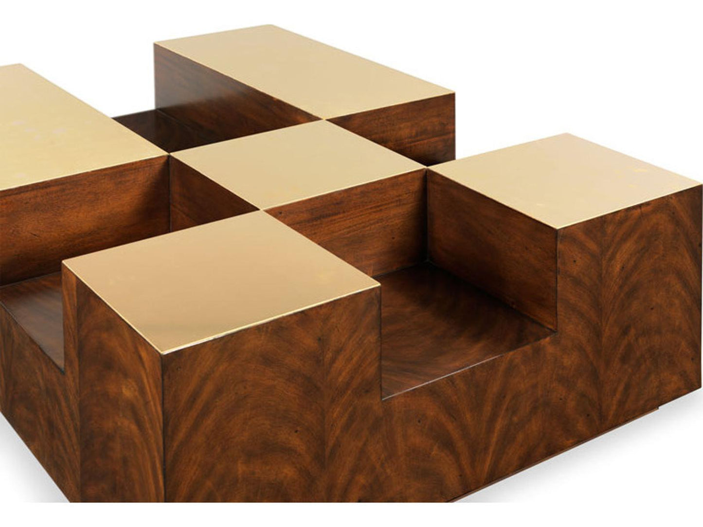 Furniture Plateau Rectangle Coffee Table in Montserrat Finish