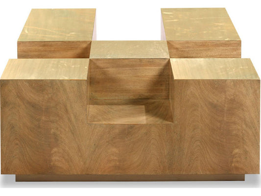 Furniture Plateau Rectangle Coffee Table in Auden Finish