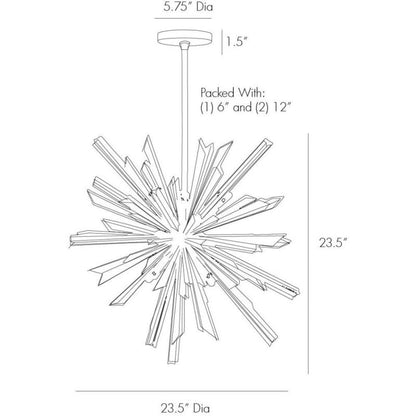 Axel Chandelier 28"