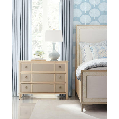 Jonathan Charles Tideline Bone & Linen Upholstered Bed - King (500389-USK-NDK-F058)