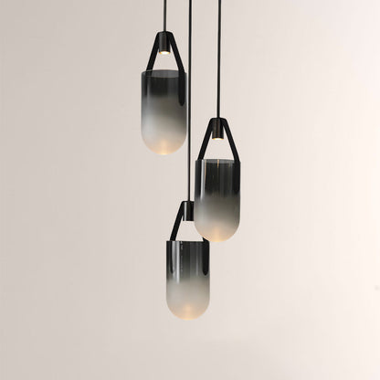 Welden Ombre Glass Cluster Chandelier