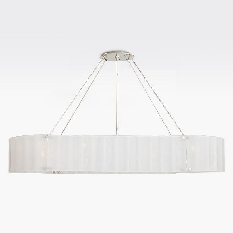 Willamette Oval Crystal Chandelier 60"