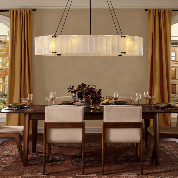 Willamette Oval Crystal Chandelier 60"